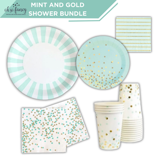 Mint & Gold Shower Bundle