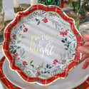 Merry & Bright Plate - Oh So Fancy