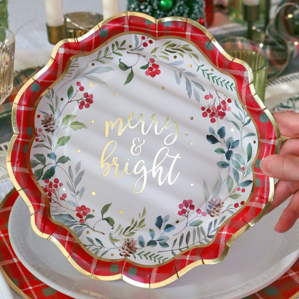 Merry & Bright Plate - Oh So Fancy