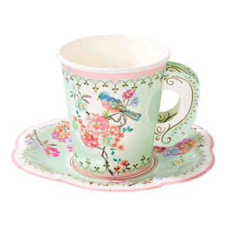 TEA Party Tableware Bundle | Floral Tea Party Plates & Napkins