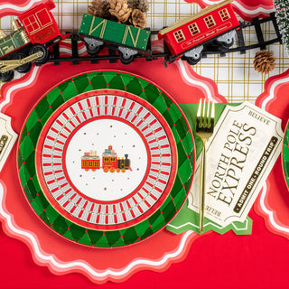 North Pole Express Napkin | Oh So Fancy Party