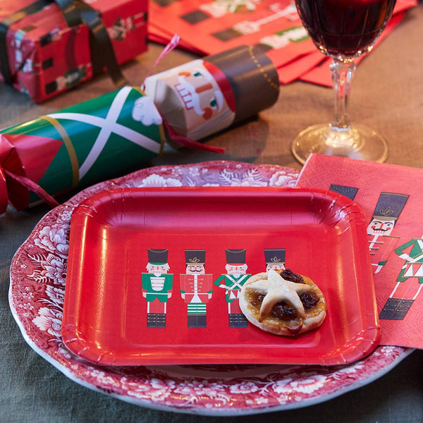 Nutcracker Christmas Plates and Napkins | Oh So Fancy Party