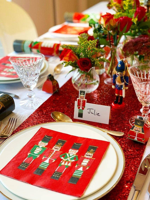 Nutcracker Christmas Plates and Napkins | Oh So Fancy Party