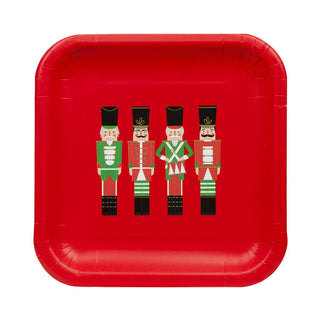 Nutcracker Plates on Table | Oh SO Fancy Party