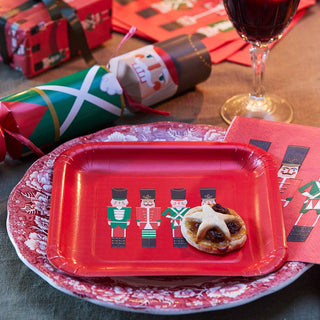 Nutcracker Plates on Table | Oh So Fancy Party