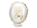 Oh Baby Gold Script Foil Balloon