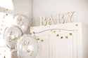 Oh Baby Gold Script Foil Balloon