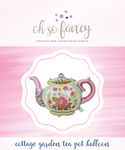 Cottage Garden Floral Teapot Foil Balloon