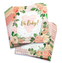 Pink Floral Oh Baby Shower Tableware Bundle