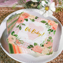 Pink Floral Baby Shower Tableware Set | Oh So Fancy Party