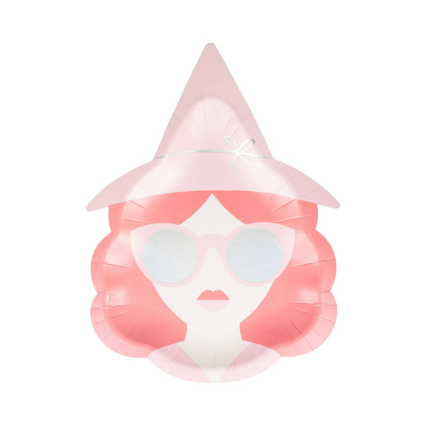 Pink Good Witch Plates - Oh So Fancy Party