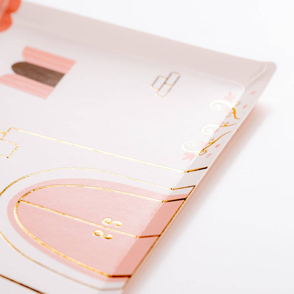 Princess Birthday Party Plates Detail | Oh So Fancy Party