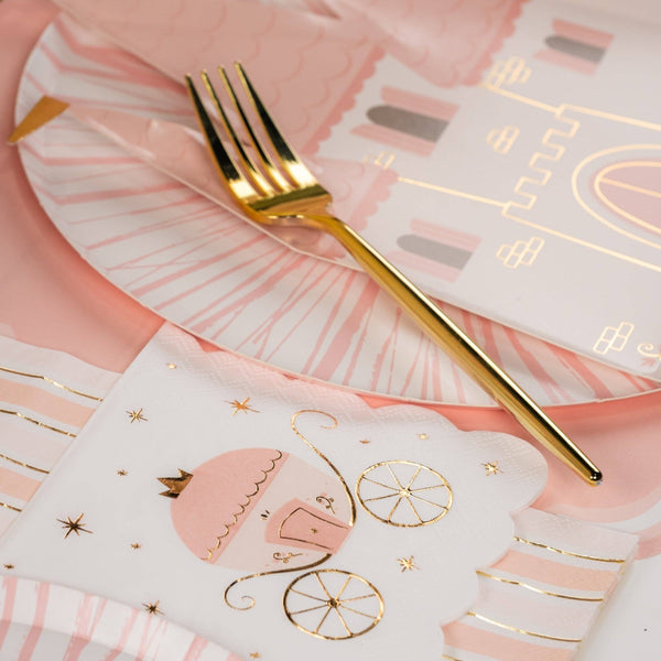 Princess Carriage Birthday Party Napkins | Oh So Fancy Party