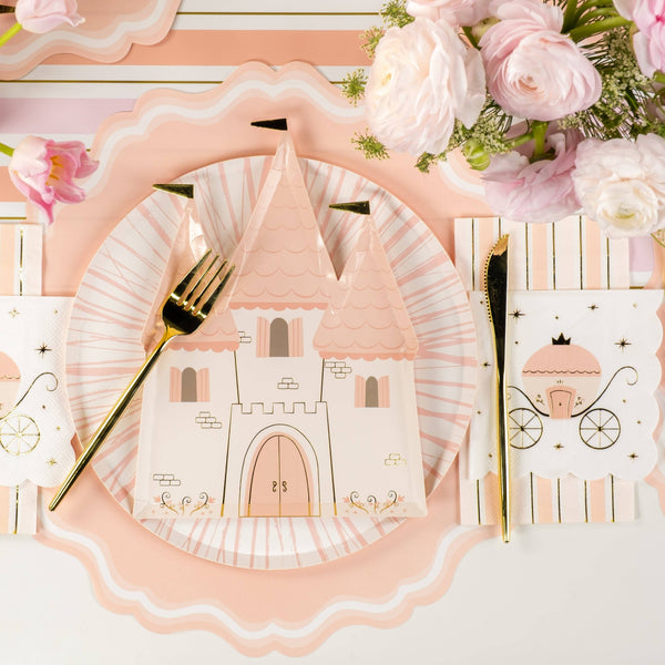 Princess Castle Birthday Party Plates | Oh So Fancy Party