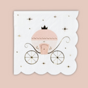 Pink Scallop Guest Towels