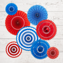 Blue Stars Paper Plates