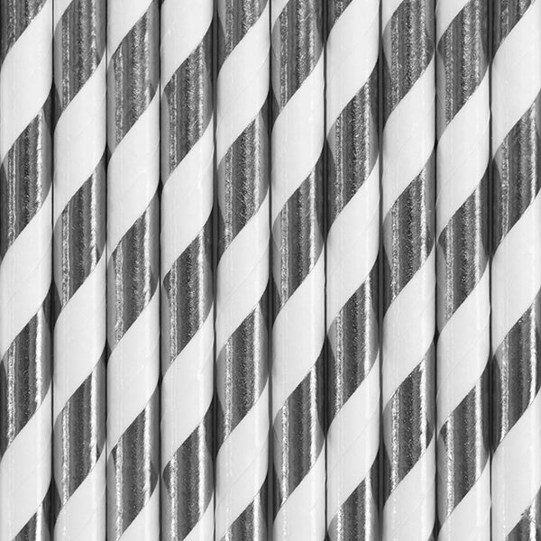 Paper Straws, Silver