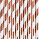 Paper Straws, Light Rose Gold