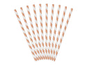Paper Straws, Light Rose Gold