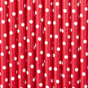 Paper Straws Red