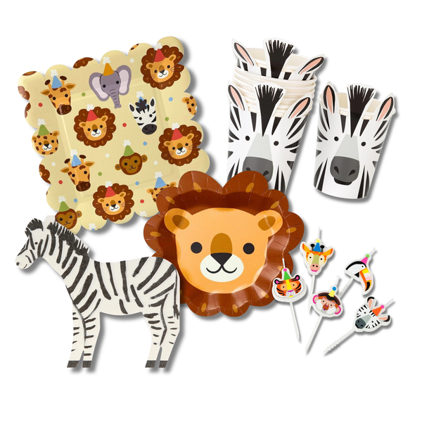 Safari Birthday Party 45 Piece Bundle