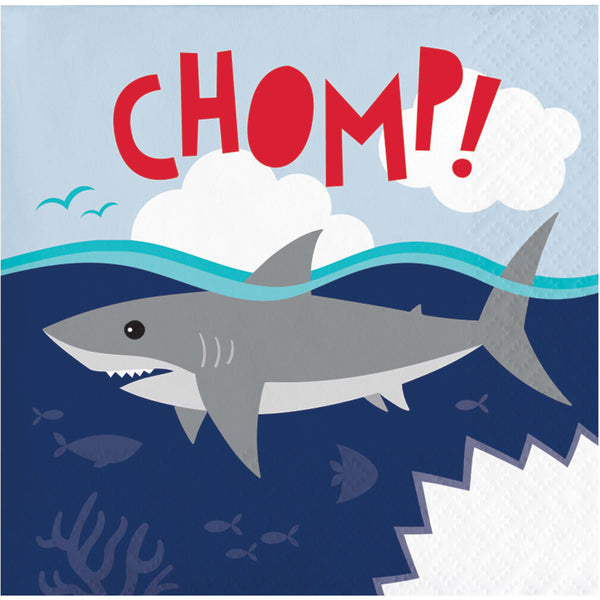 Shark Birthday Party JAWSOME Napkins