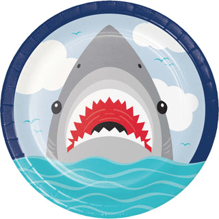 Shark Birthday Party Plates