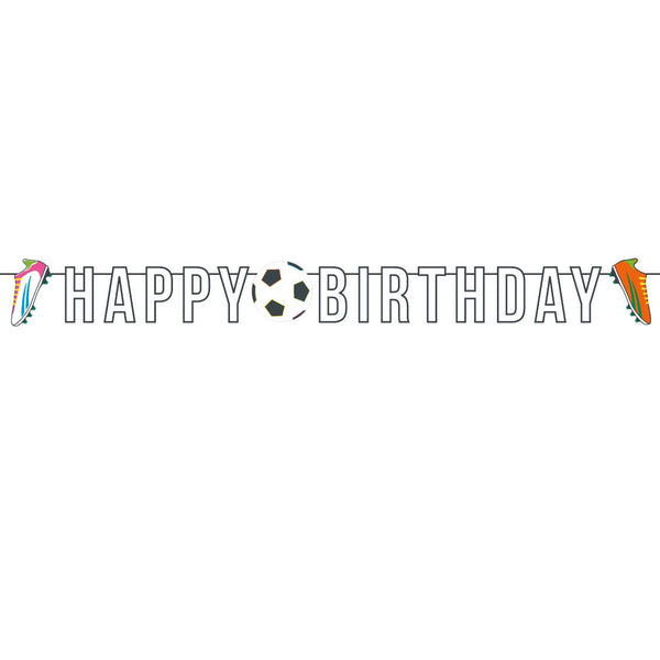 Soccer 'Happy Birthday' Garland | 10ft |