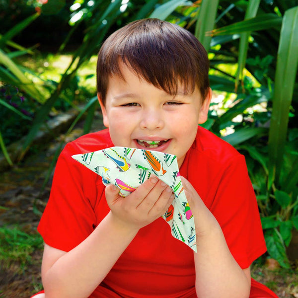 Soccer Napkin with Kid