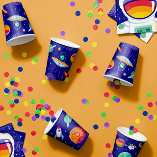 Space Adventure Birthday Party Cups