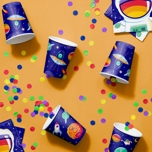 Space Adventure Birthday Party Cups