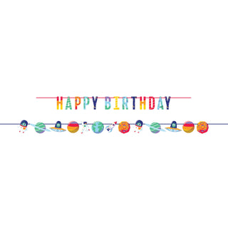 Space Happy Birthday Banner Set