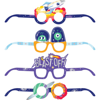 Space Birthday Party Glasses