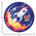 Blast Off Space Party Plates