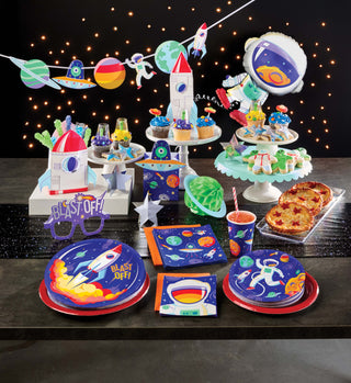 Space Birthday Party Glasses