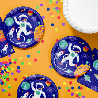 Space Explorer Party Dessert Plate