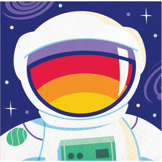 Space Birthday Party Astronaut Napkins