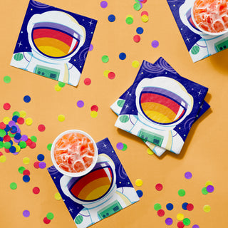 Space Birthday Party Astronaut Napkins