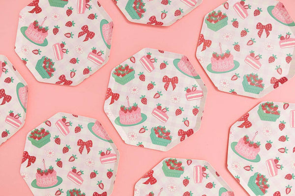 Strawberry Birthday Plate | Oh So Fancy Party