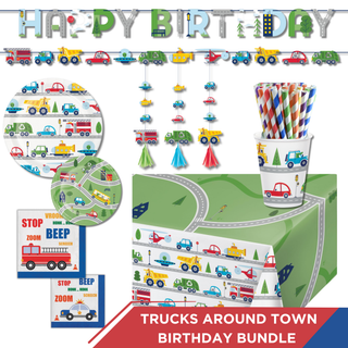 All Around Town Truck Birthday Bundle