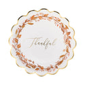 Thankful Wreath Plate | Oh So Fancy Party