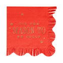 Tis the Season to Be Jolly Cocktail Napkins | Oh So Fancy Party