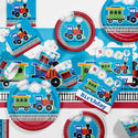 Train Happy Birthday Banner