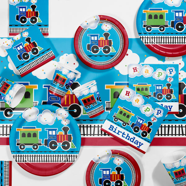 Train Happy Birthday Banner