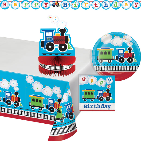 All Aboard Train Party Centerpiece