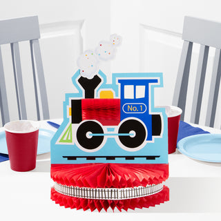All Aboard Train Party Centerpiece