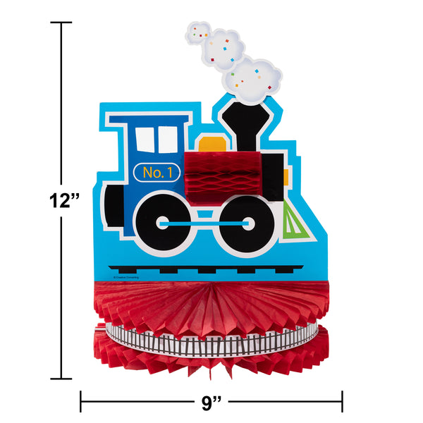 All Aboard Train Party Centerpiece