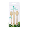 Tropical Wooden Cutlery - Oh So Fancy Party