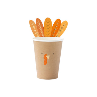 Turkey Feather Cup | Oh So Fancy Party