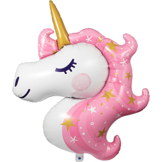 Jumbo Pink Unicorn Mylar Balloon